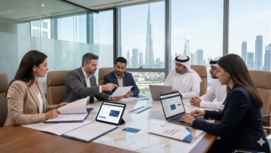 Opening a corporate bank account in Dubai compliance meeting
